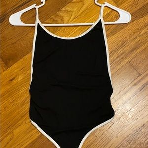 black bodysuit